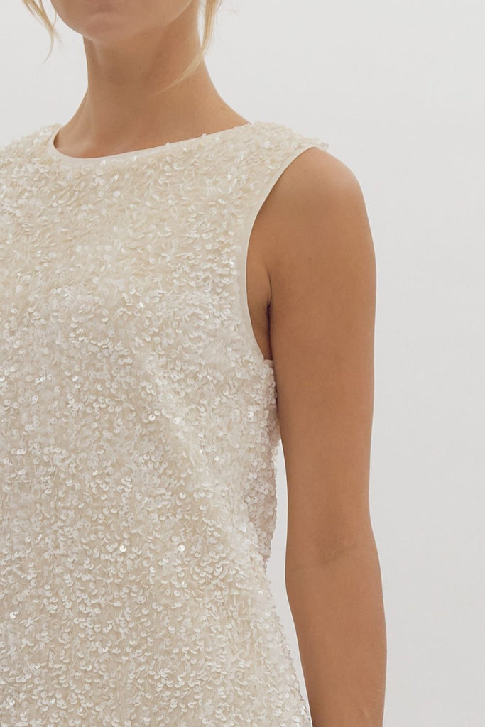 Norah Sequin Bow Dress