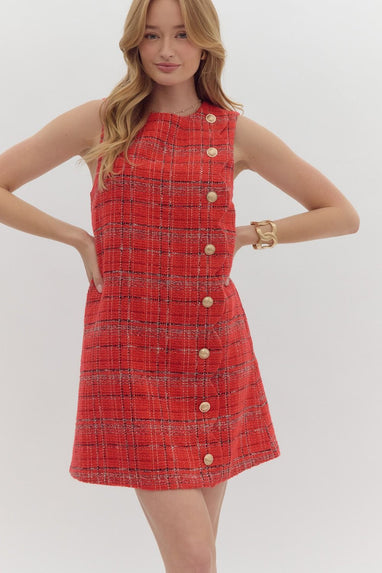 Nadine Plaid Dress