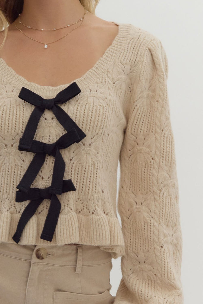 Romeo Bow Sweater