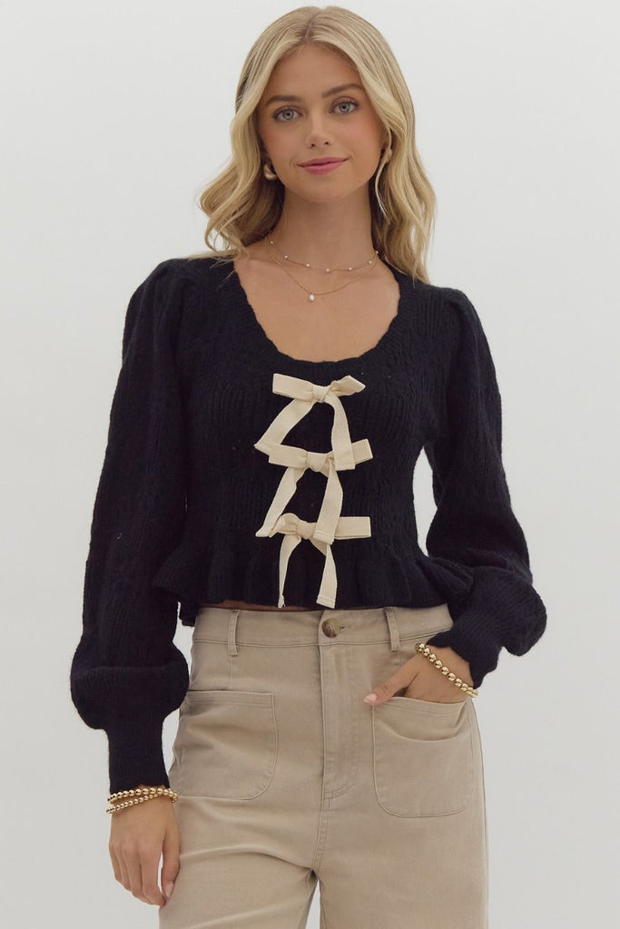 Romeo Bow Sweater