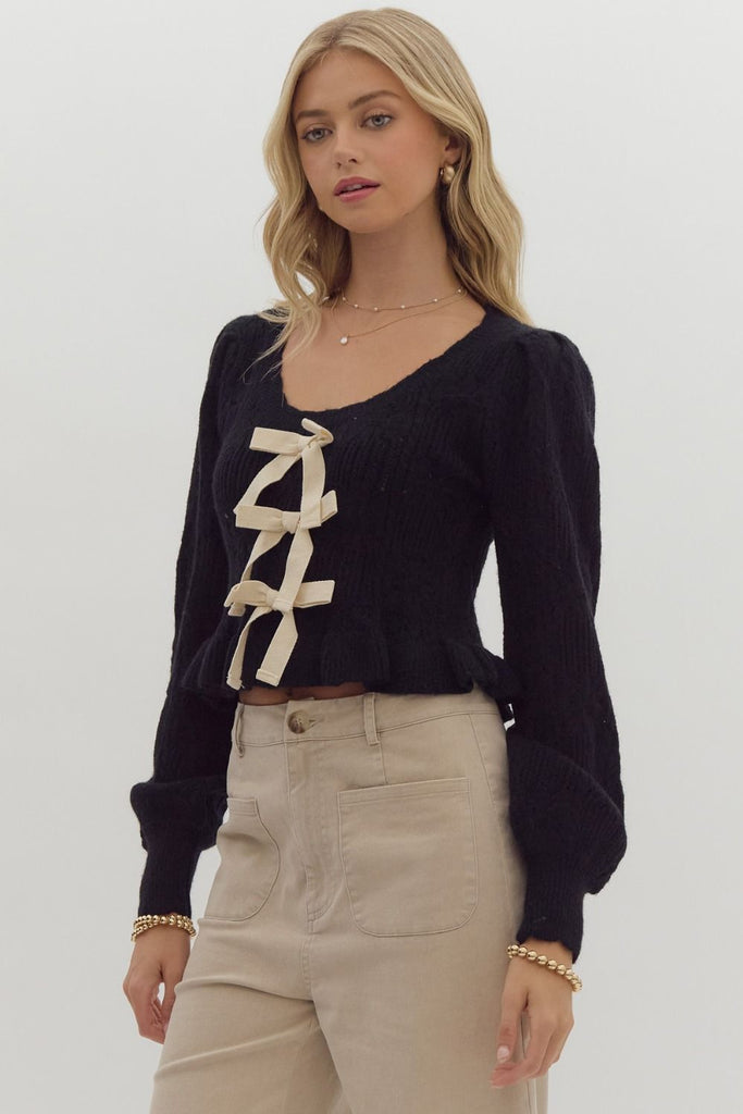 Romeo Bow Sweater