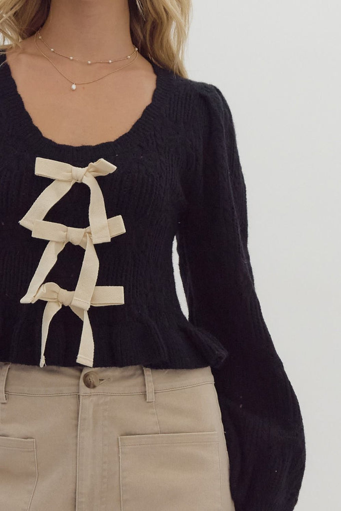 Romeo Bow Sweater