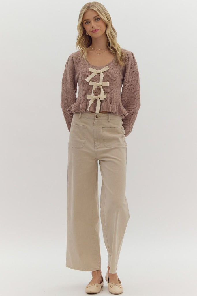 Romeo Bow Sweater