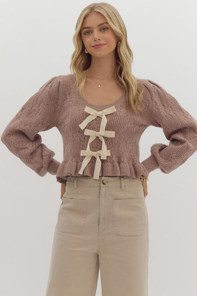 Romeo Bow Sweater