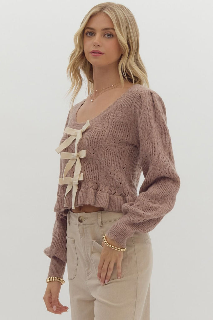 Romeo Bow Sweater