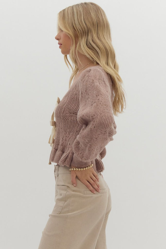 Romeo Bow Sweater