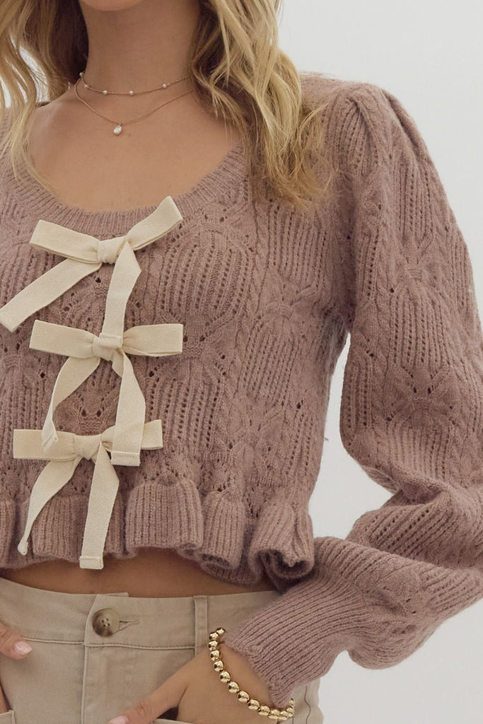 Romeo Bow Sweater