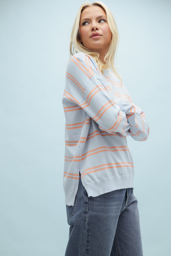 Sonya Striped Soft Sweater