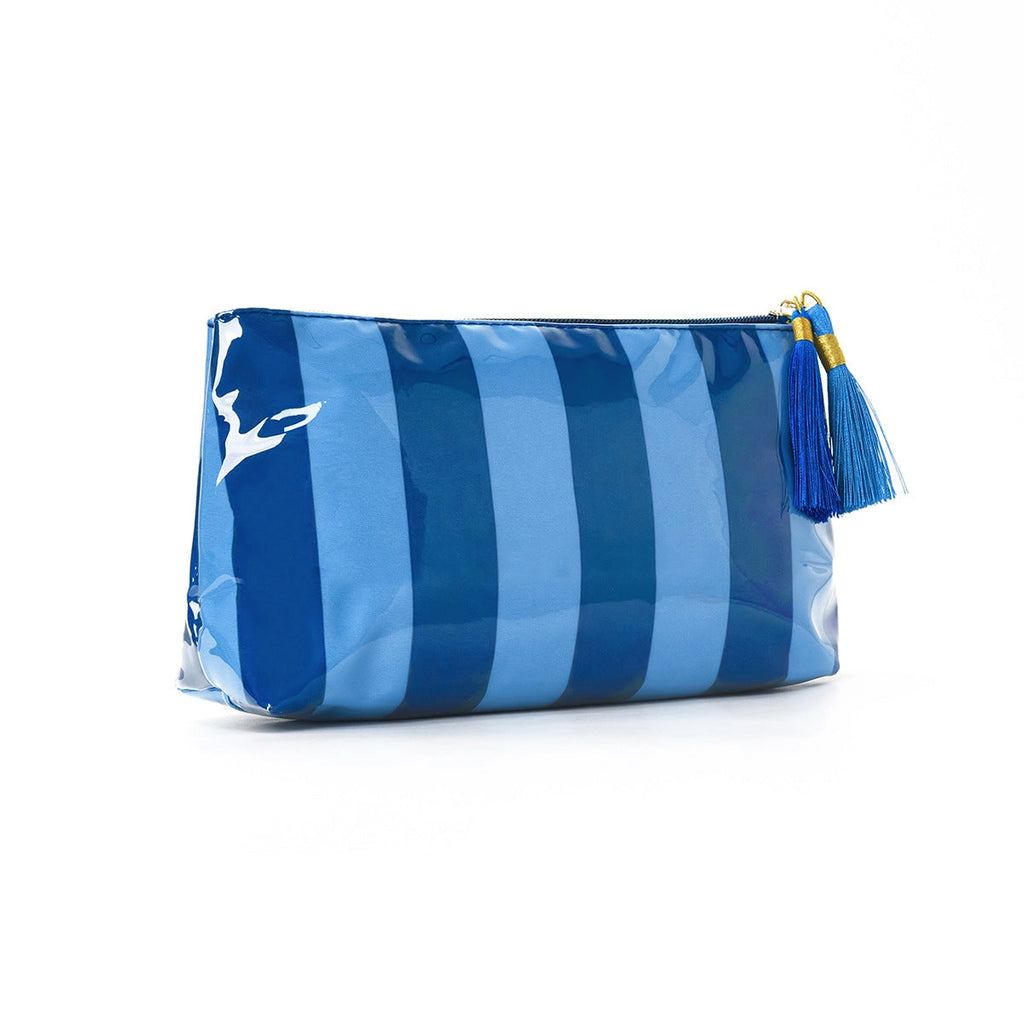 Striped Makeup Bag