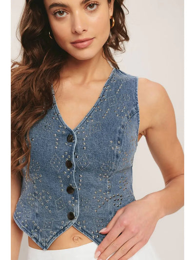 Howdy Denim Vest