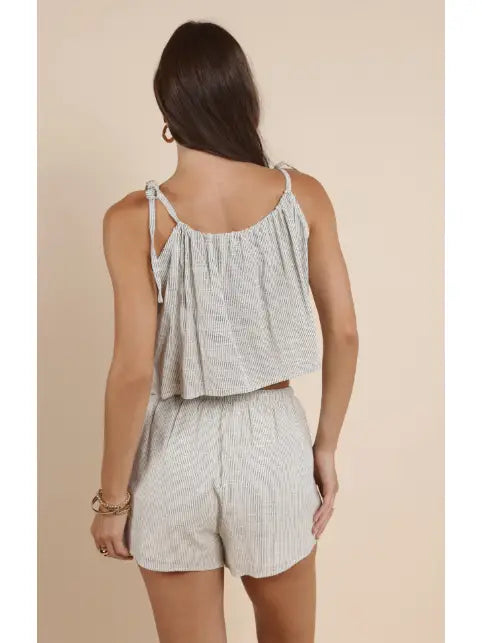 Mojave Tie Strap Button Tank