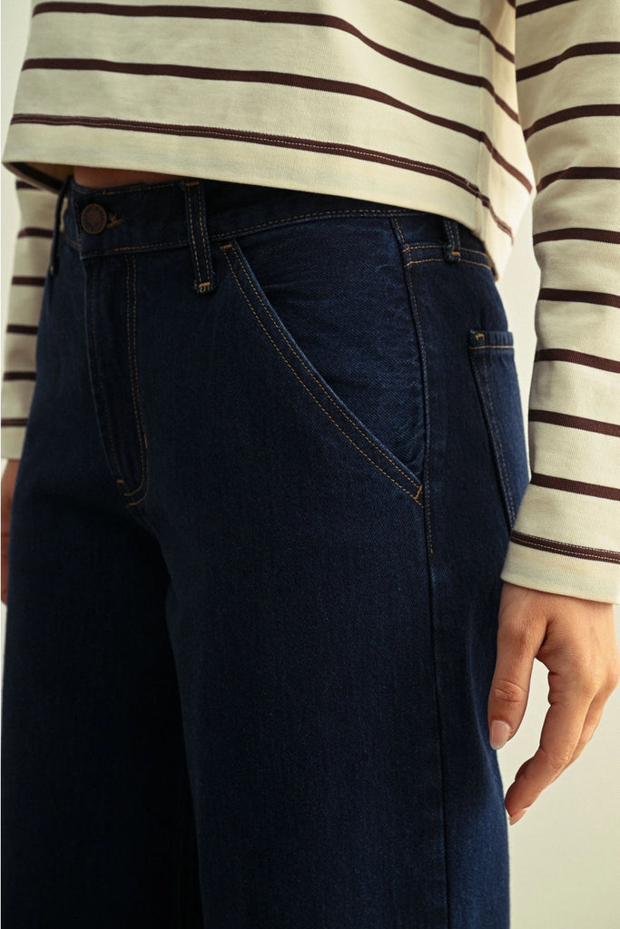 Dark Trouser Pocket Jeans
