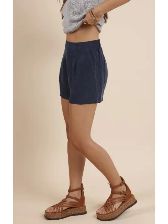 Heritage Front Pleat Shorts