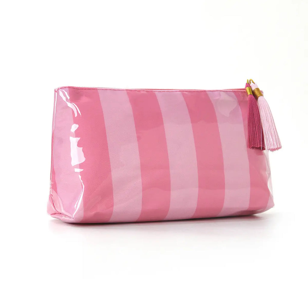 Striped Makeup Bag