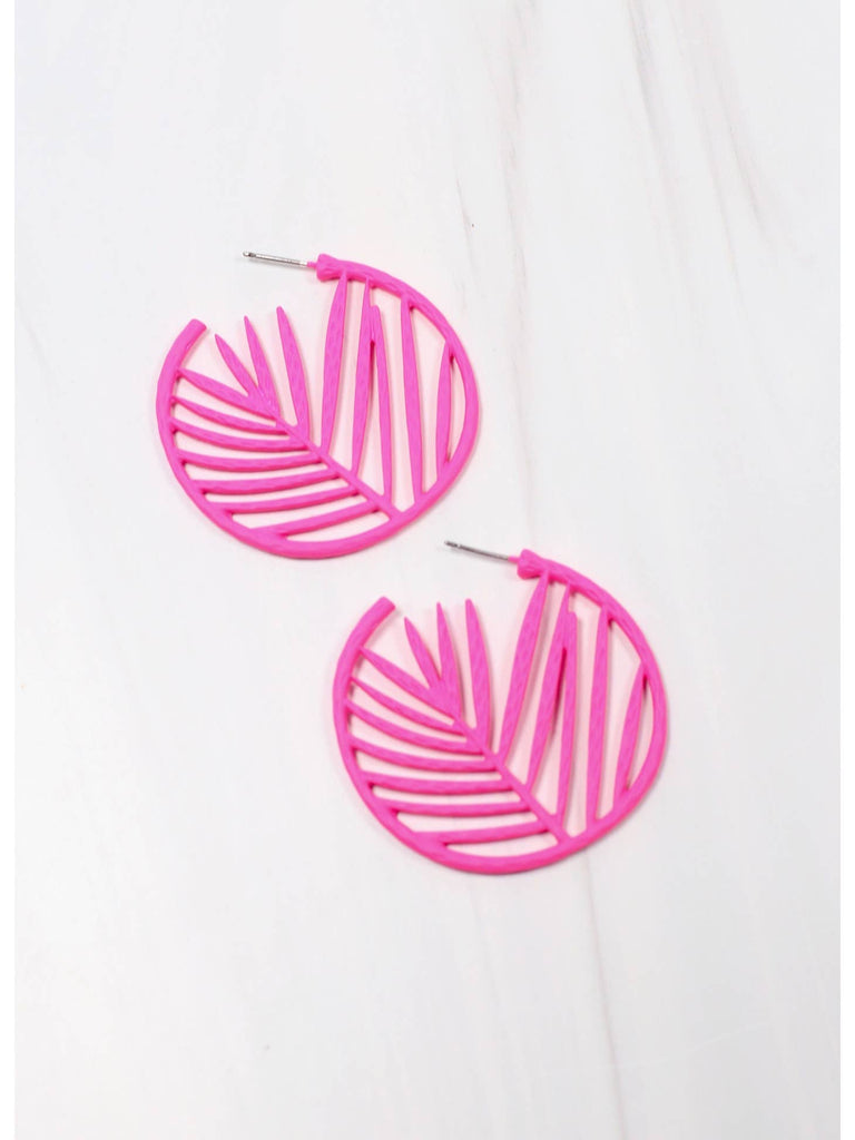 Colombo Cutout Hoop Earring