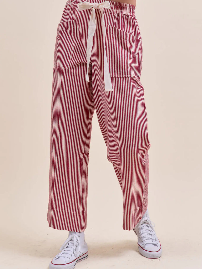 Striped Wide Leg Pants