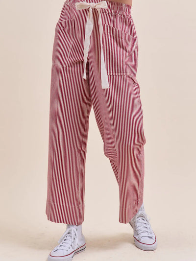 Striped Wide Leg Pants