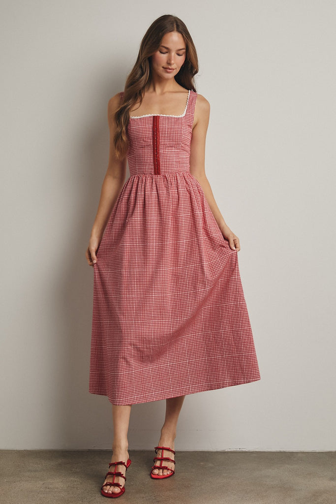 Plaid Corset Dress
