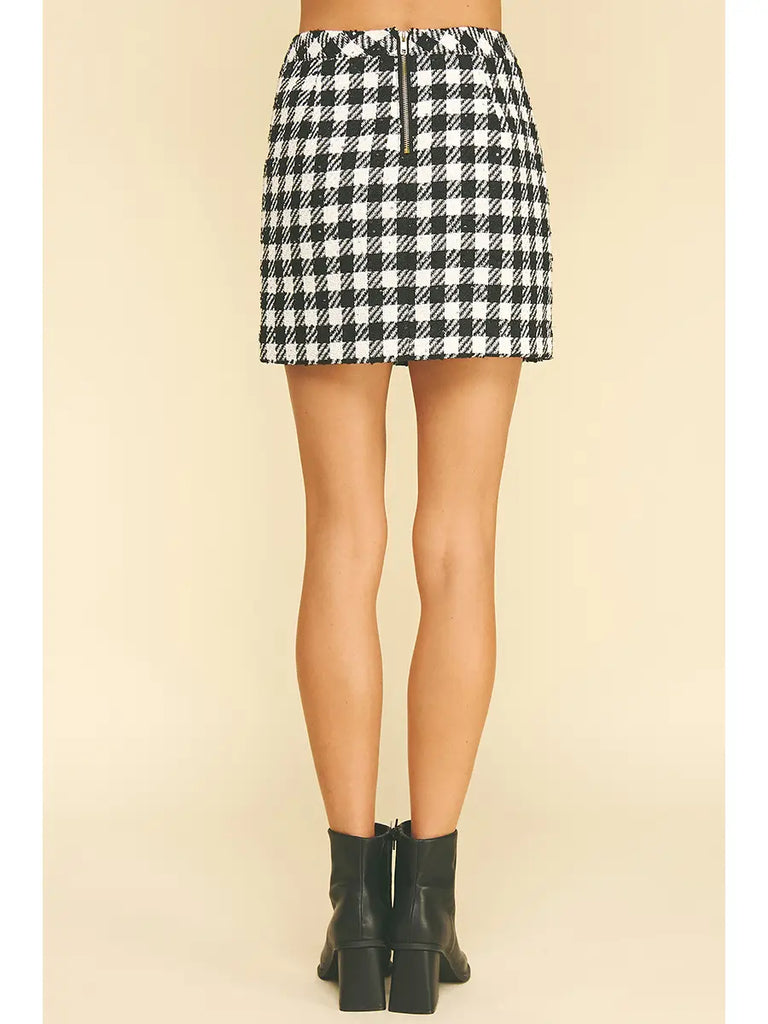 Jordan Plaid Mini Skirt