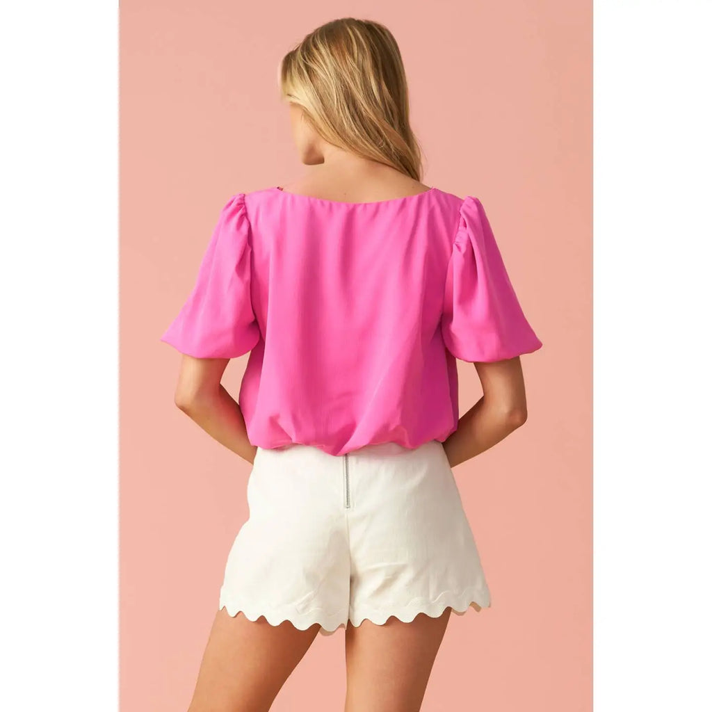 Pink Burst Top