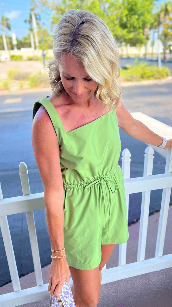 Airy Square Neck Romper