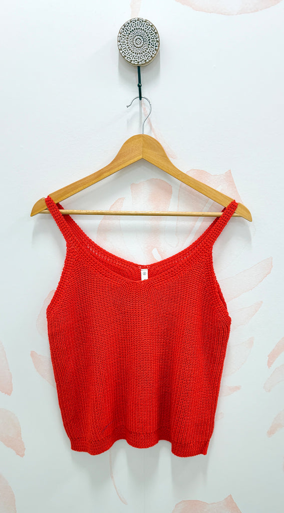 Cherry Sweater Tank