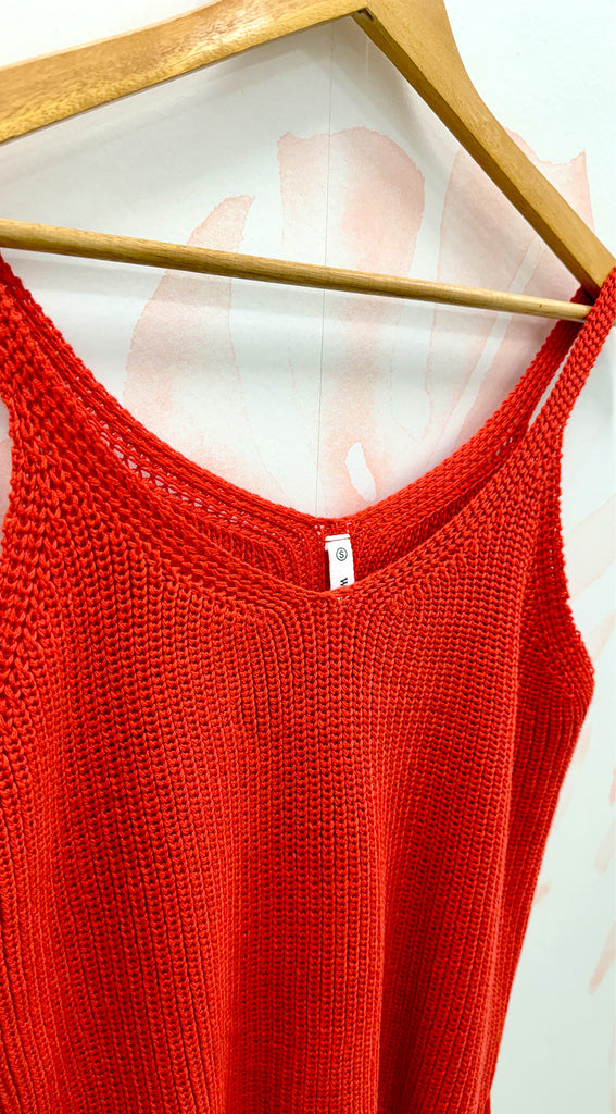 Cherry Sweater Tank