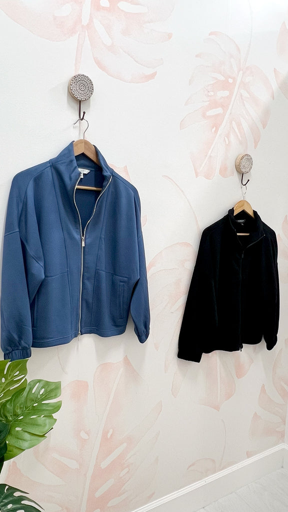 Zip Up Funnel Jacket