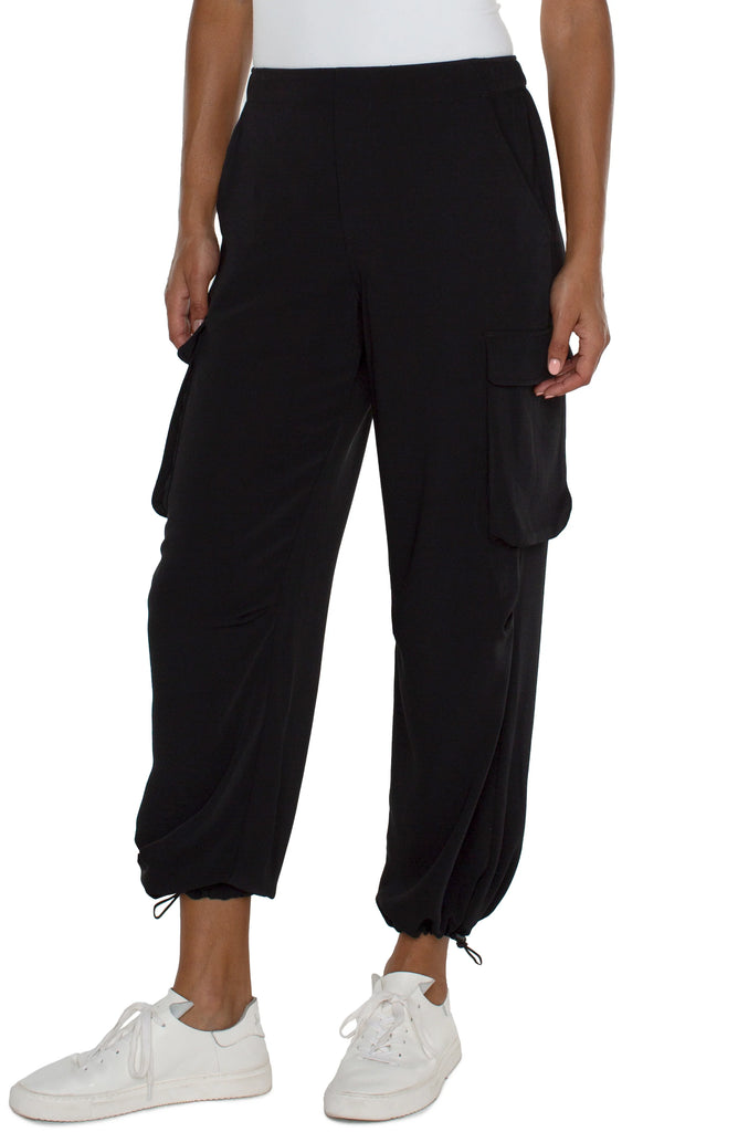 Pull-on Parachute Cargo Pants