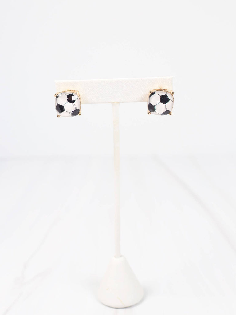 Beckham Soccer Stud Earring