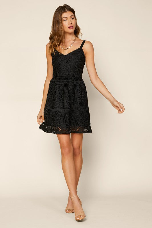 Lana Lace Cami Mini Dress look