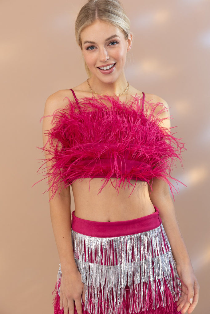 Smocked Back Suede Cami