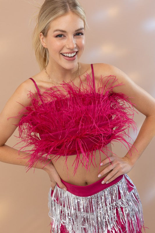 Smocked Back Suede Cami