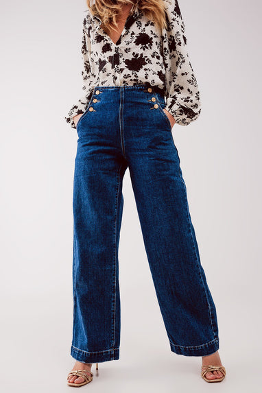 Button Front Jean