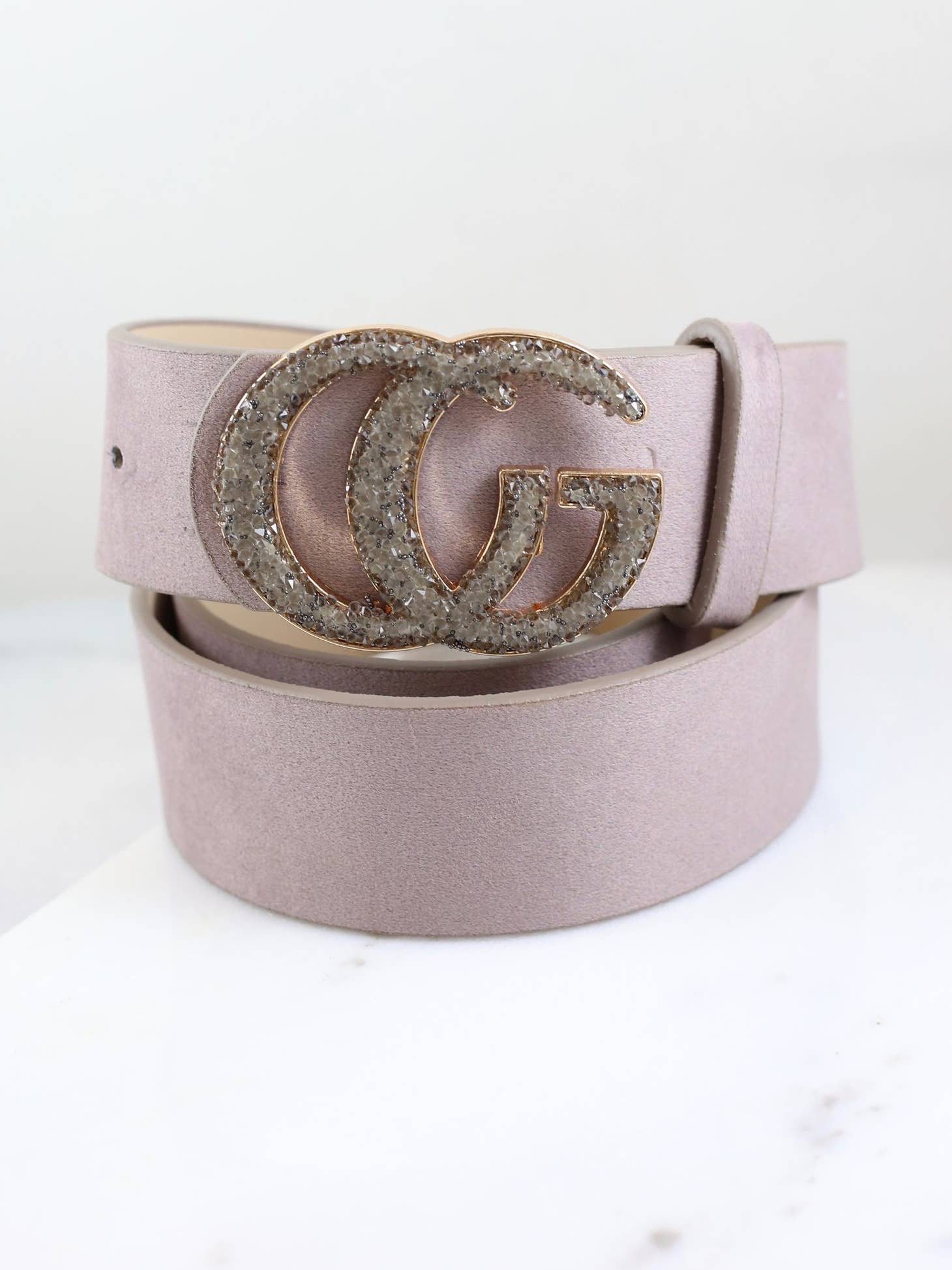 Delie Belt with Glitter Buckle