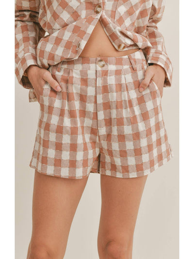 Texas Checkered Shorts
