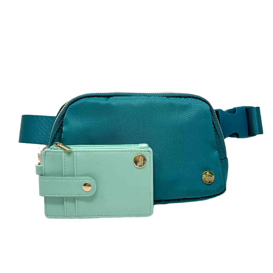 Poppy Faux Leather Fanny Pack Belt Bag Phone Pouch Waist Bag Chest