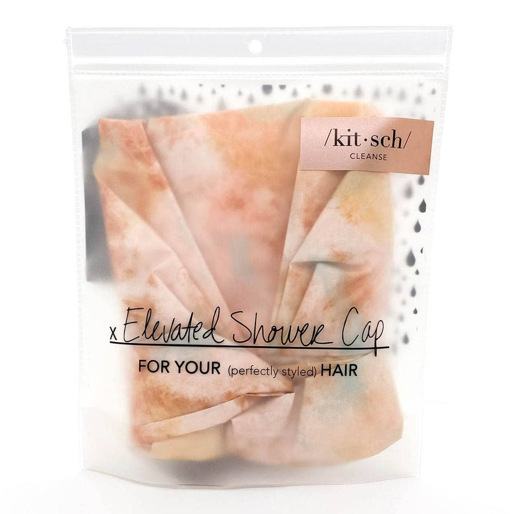 Luxury Shower Cap - Sunset Tie Dye