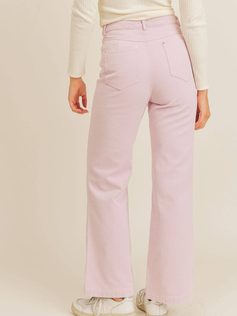 Celia Flared Jean in Lavender