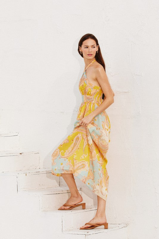 Making Memories Keyhole Halter Maxi Dress Making Memories Keyhole Halter Maxi Dress