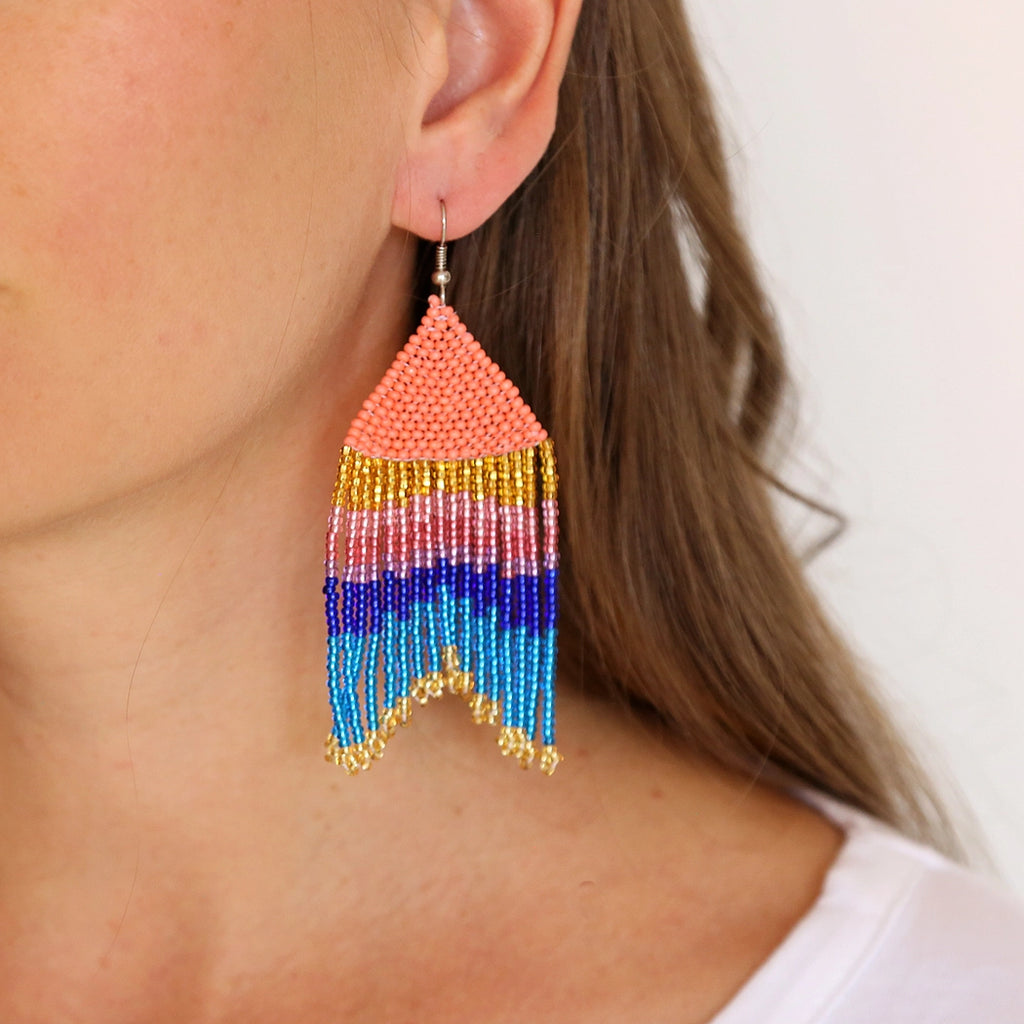 Mermaid Beaded Earrings