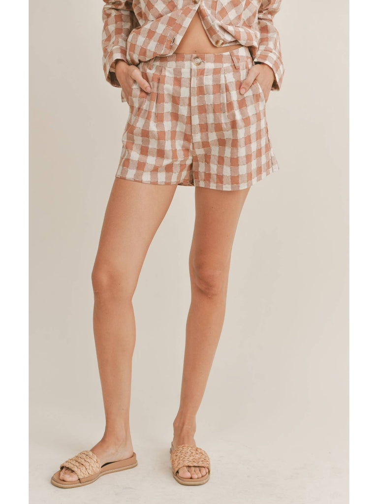 Texas Checkered Shorts