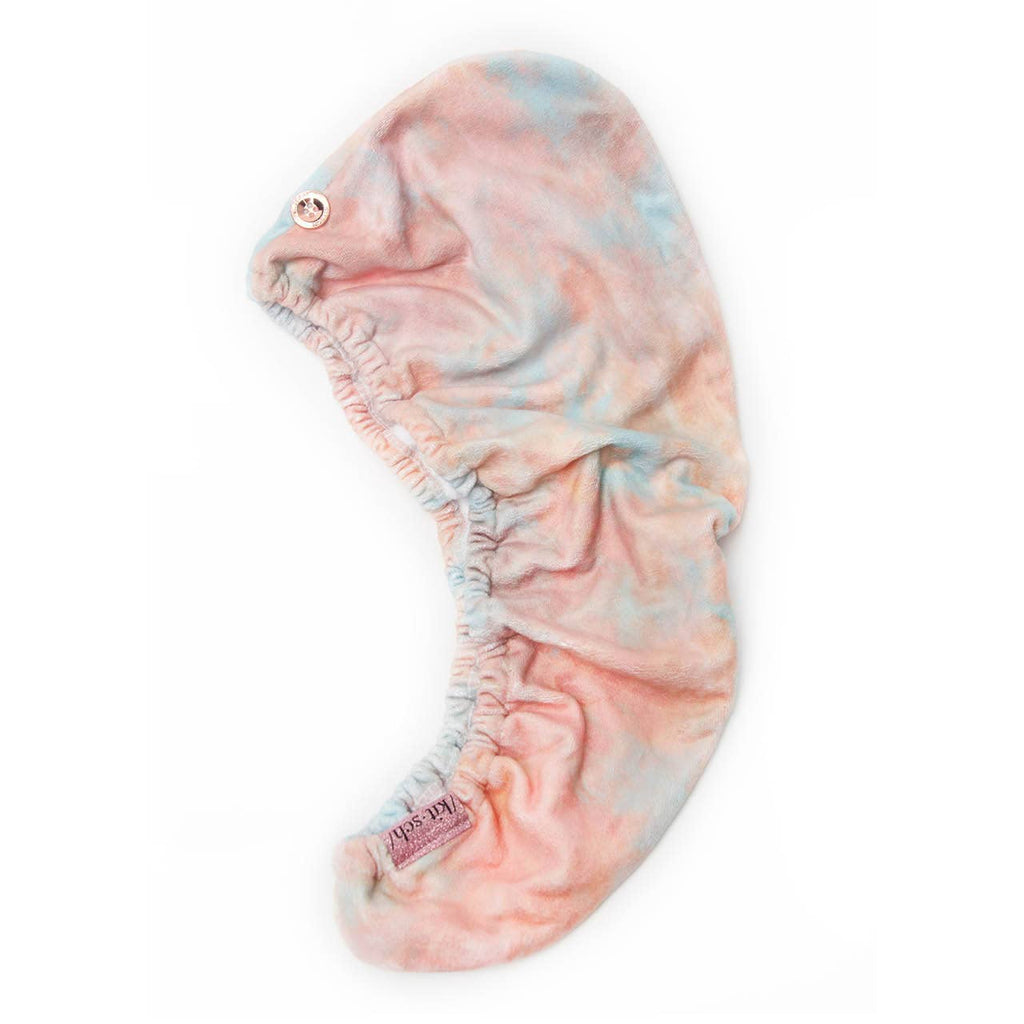 Quick Dry Hair Towel - Sunset Tie Dye