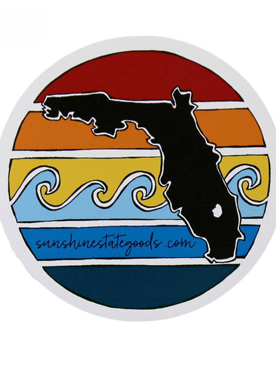 Florida Sunset Sticker