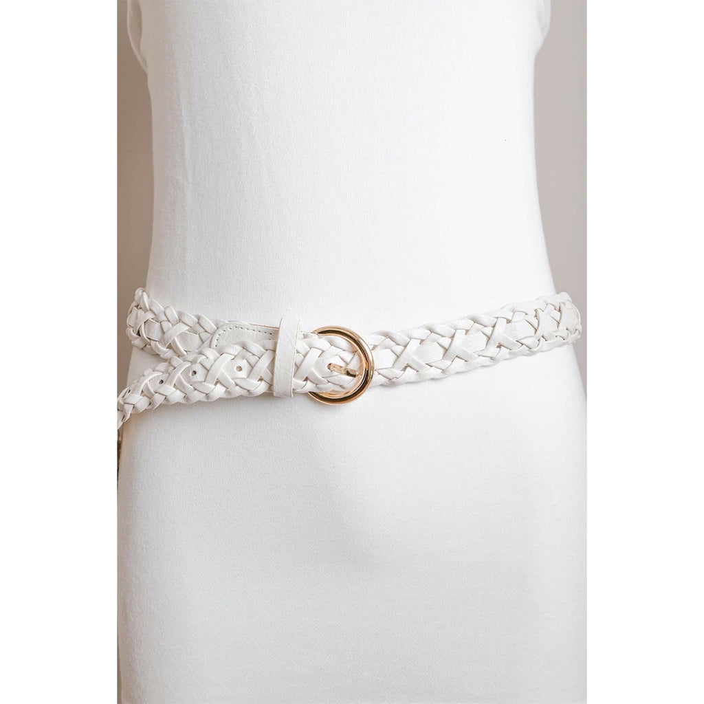Double Braided Belt with Buckle