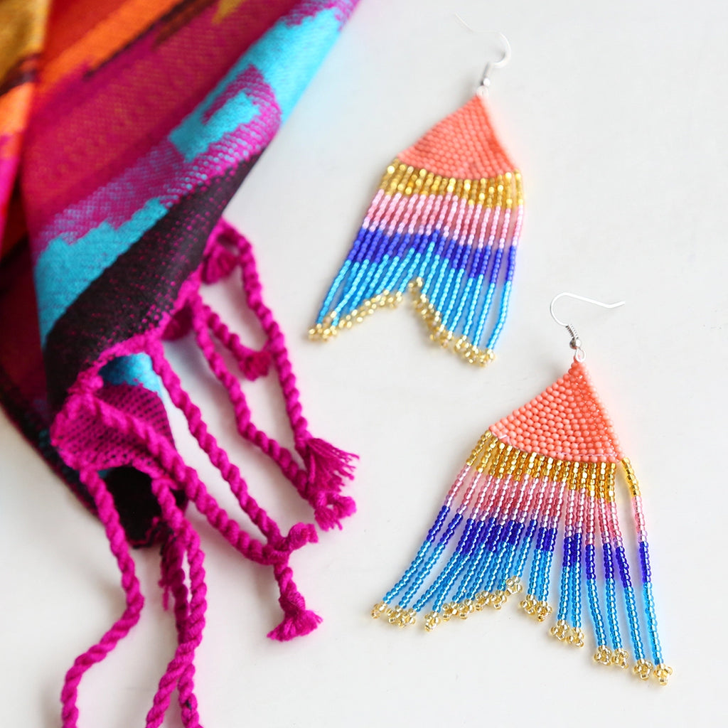 Mermaid Beaded Earrings