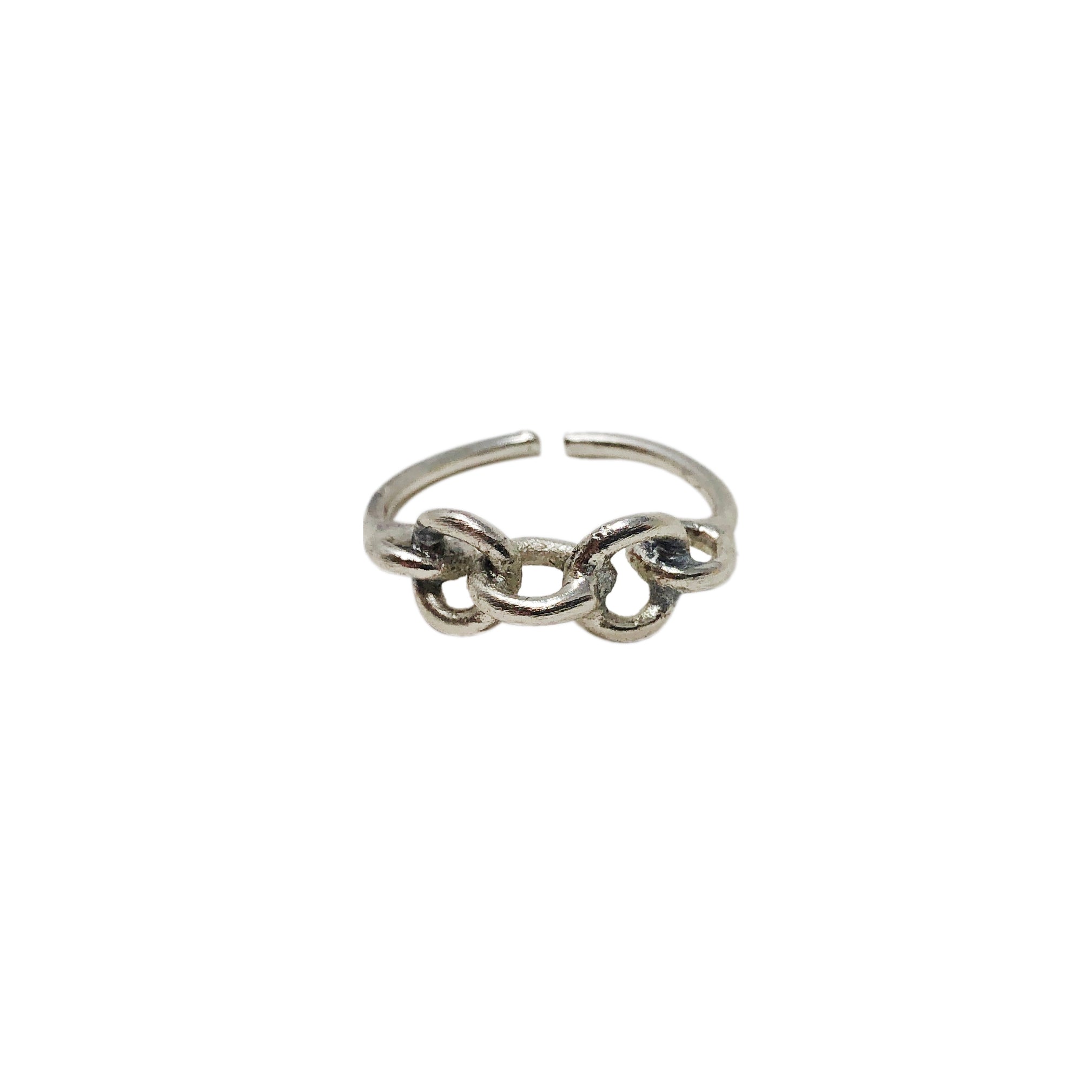 Chain Link Ring - Silver