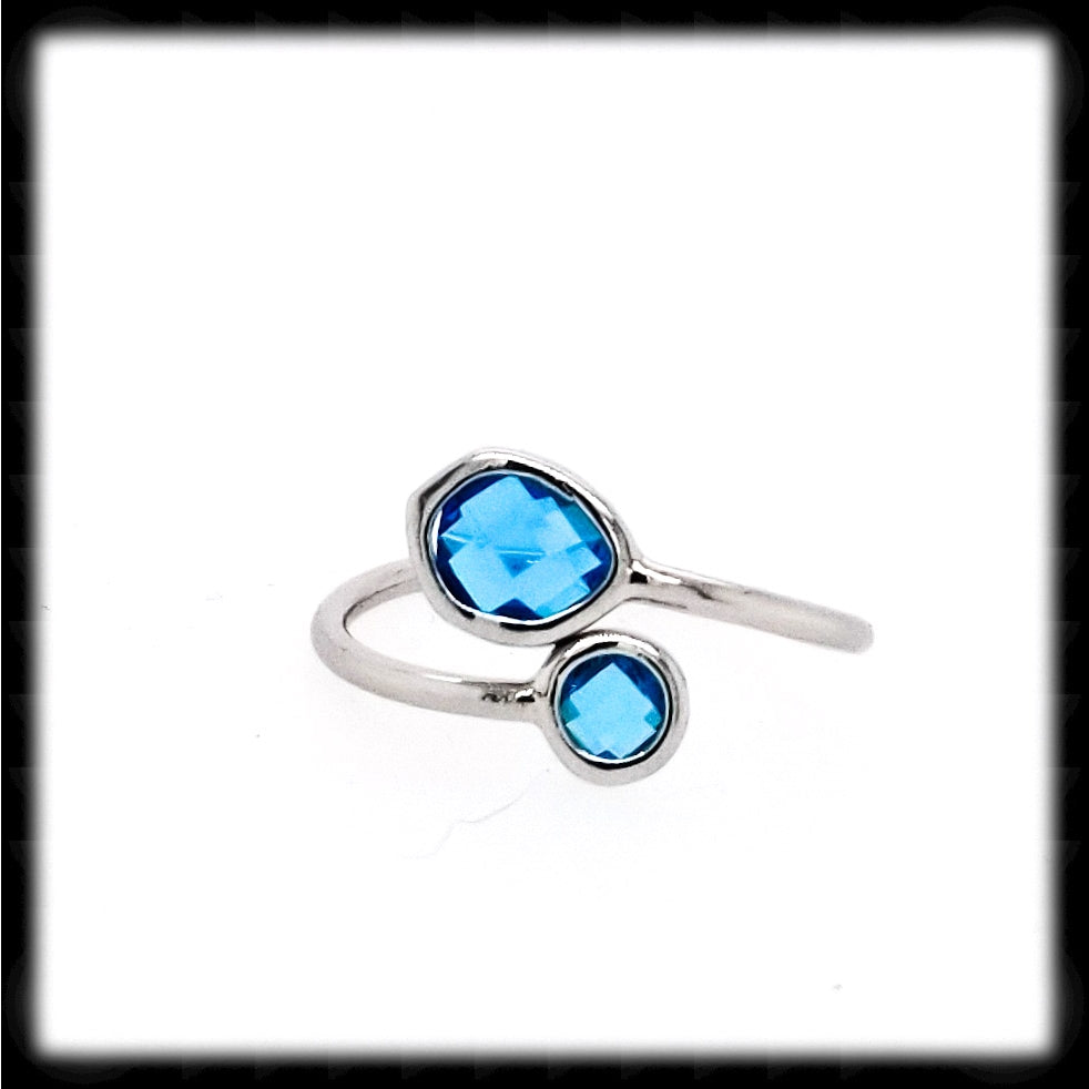 Framed Glass Adjustable Ring