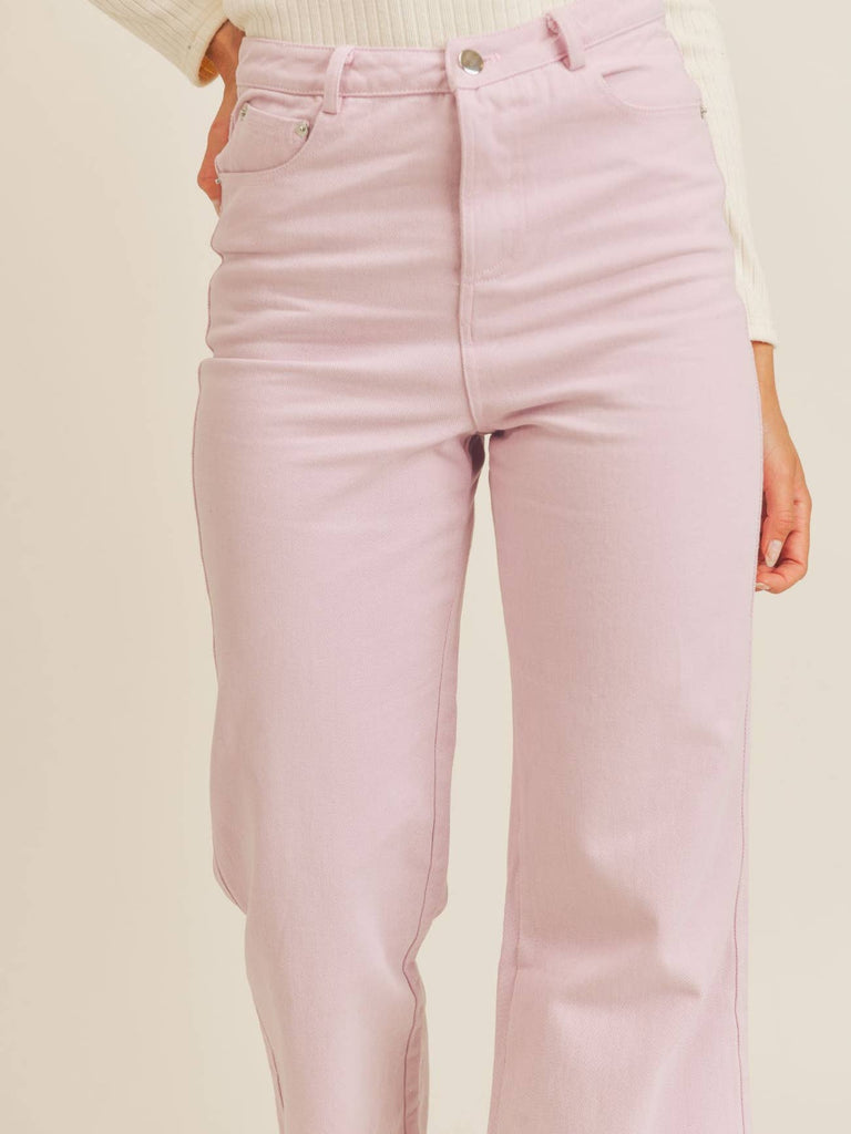 Celia Flared Jean in Lavender